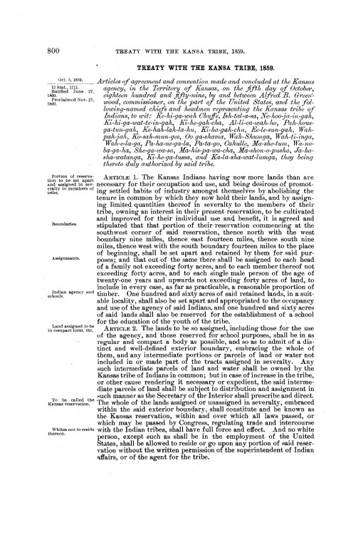 Page 1 Treaty of 1859